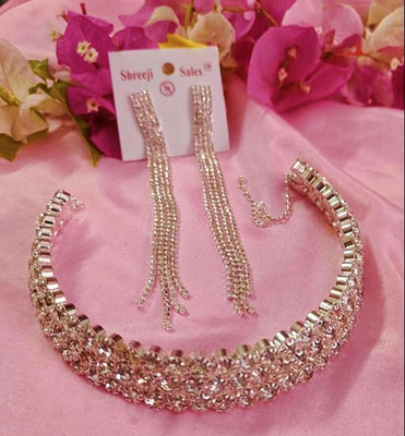 blush bella Alloy 900 Silver Silver Jewellery Set(Pack of 1)