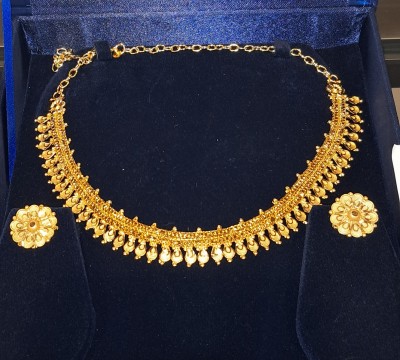 Shri Upahar Metal Gold-plated Gold Jewellery Set(Pack of 1)