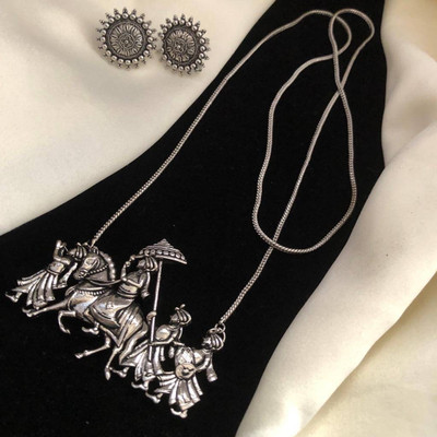 N P FASHION Alloy Gold-plated Silver Jewellery Set(Pack of 1)