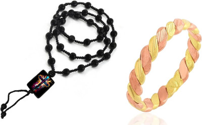 KINGSTYLEIMPEX Dori, Alloy Black, Gold Jewellery Set(Pack of 1)