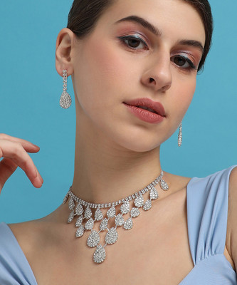 Dressberry Alloy Silver Silver Jewellery Set(Pack of 2)