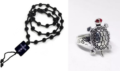 KINGSTYLEIMPEX Dori, Alloy Black, Silver Jewellery Set(Pack of 1)