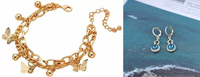 Gauri Fashions Alloy Multicolor Jewellery Set(Pack of 2)