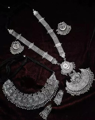 tet jewellery Alloy Silver Silver Jewellery Set(Pack of 2)