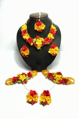 RUDRIKA Fabric Multicolor Jewellery Set(Pack of 1)