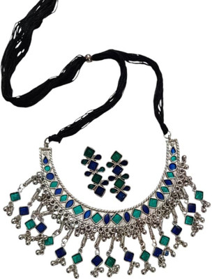 Poonam Art And Craft Metal Multicolor Jewellery Set(Pack of 1)