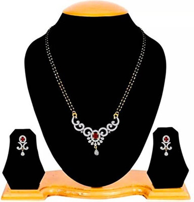Gauri FashionHub Alloy Gold-plated Gold Jewellery Set(Pack of 1)