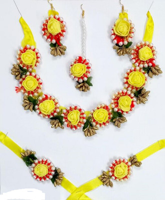 Ruhi Fabric Multicolor Jewellery Set(Pack of 1)