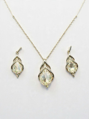 Sunzine Stainless Steel Gold-plated, NA Beige Jewellery Set(Pack of 1)