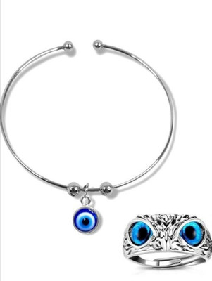 house of common Alloy Sterling Silver Silver, Blue Jewellery Set(Pack of 2)