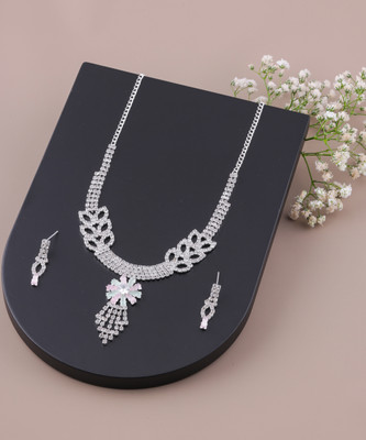 OChori Brass, Alloy Silver, Brass Silver Jewellery Set(Pack of 1)