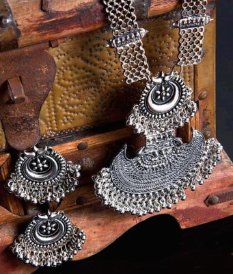SPARKLIZA Alloy Silver Silver Jewellery Set(Pack of 1)