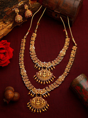 YELLOW CHIMES Metal Gold Jewellery Set(Pack of 1)