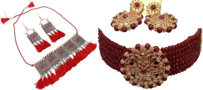 JMBW INTERNATIONAL Alloy Multicolor Jewellery Set(Pack of 2)