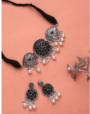 Shiv Alloy Silver Silver Jewellery Set(Pack of 1)
