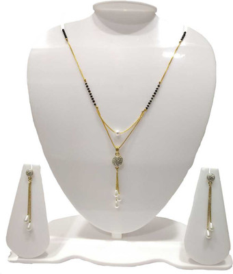 Laksh Alloy Gold-plated Multicolor Jewellery Set(Pack of 1)