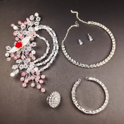Kanak Alloy Silver Silver Jewellery Set(Pack of 5)