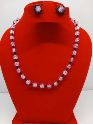 Amanath Alloy Purple, Black Jewellery Set(Pack of 1)