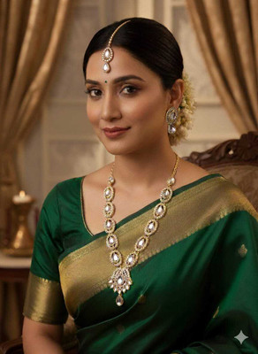 YASHIKATRENDS Stone, Alloy Sterling Silver Silver Jewellery Set(Pack of 1)