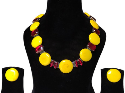 Buybox Metal Multicolor Jewellery Set(Pack of 3)