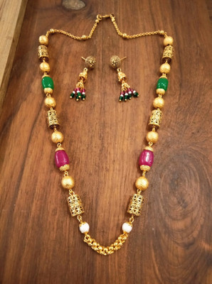 HETPRIT Alloy Gold-plated Multicolor Jewellery Set(Pack of 1)