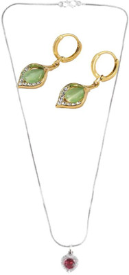 SRK Fashions Alloy Red, Green Jewellery Set(Pack of 1)