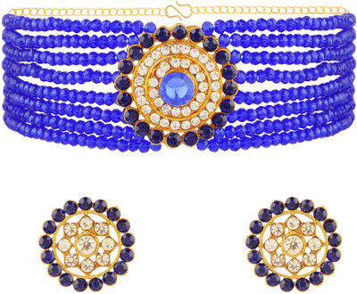 CATALYST Alloy Copper Blue Jewellery Set(Pack of 1)