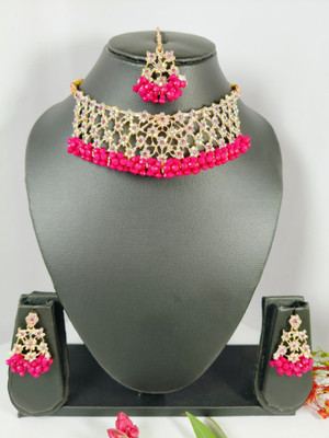 MehrasVirasat Alloy Gold-plated Multicolor Jewellery Set(Pack of 3)