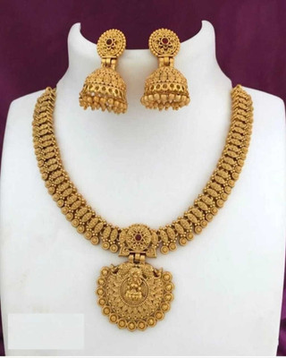 Shilpa Creation Alloy Gold Jewellery Set(Pack of 1)