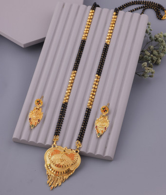 house of common Brass Gold-plated Gold Jewellery Set(Pack of 1)