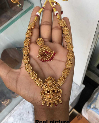 Shilpa Creation Brass Red Jewellery Set(Pack of 1)