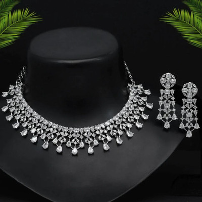 Shree Shyam Alloy Silver Jewellery Set(Pack of 1)