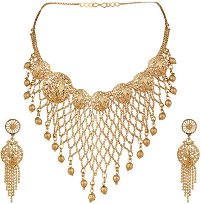 Angel In You Brass Gold-plated Gold Jewellery Set(Pack of 3)