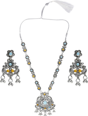 jeneric Alloy Silver Jewellery Set(Pack of 3)