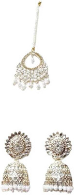 Newlookeshop Metal White Jewellery Set(Pack of 1)