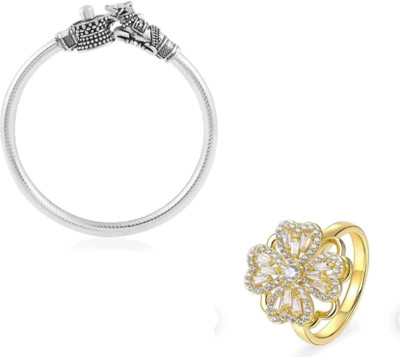 house of common Brass, Alloy, Stainless Steel Sterling Silver, Gold-plated Silver, Gold Jewellery Set(Pack of 2)