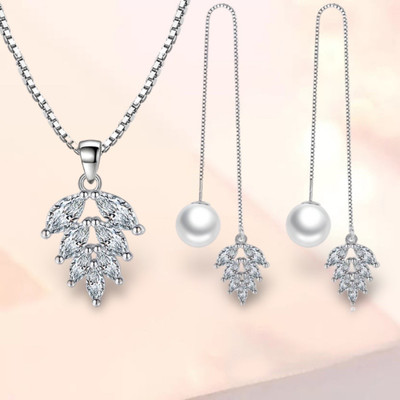 MYKI Stainless Steel Silver Silver Jewellery Set(Pack of 1)