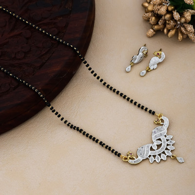 CLONEO Alloy Gold-plated White Jewellery Set(Pack of 3)