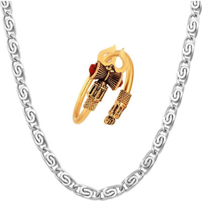 house of common Alloy Silver, Gold-plated Silver, Gold Jewellery Set(Pack of 2)