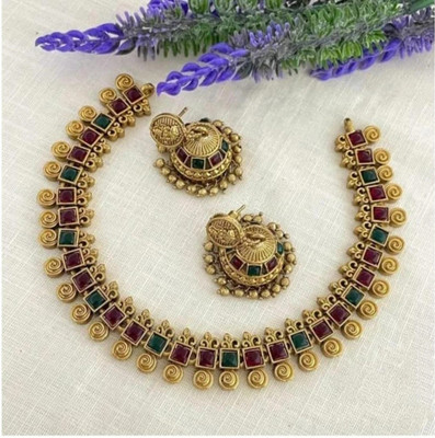 Shilpa Creation Brass Multicolor Jewellery Set(Pack of 1)