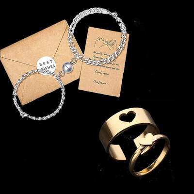 AVR JEWELS Alloy Silver Silver Jewellery Set(Pack of 1)