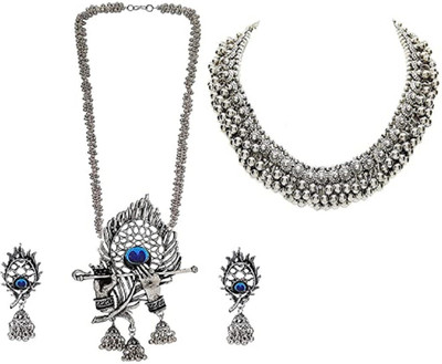 house of common Oxidised Silver Silver Silver Jewellery Set(Pack of 1)