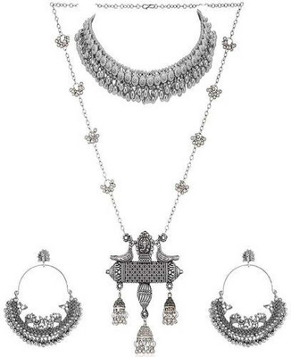 COSMO DUST JEWELLERY WITH DEVICE Alloy Silver Silver Jewellery Set(Pack of 1)