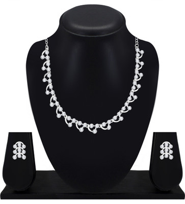 Atasi International Alloy Silver Jewellery Set(Pack of 1)