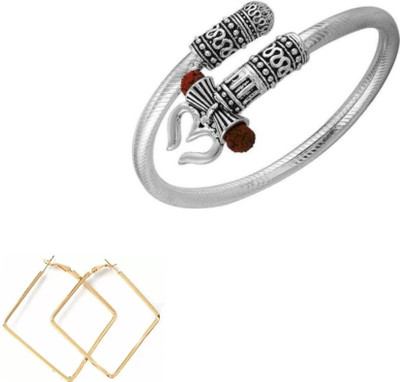 MAATRCHAAYA Brass, Alloy, Stainless Steel Sterling Silver, Gold-plated, Silver Silver, Gold Jewellery Set(Pack of 2)