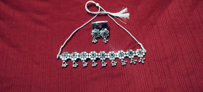 Radhe vibes Shell, Sterling Silver Silver Multicolor Jewellery Set(Pack of 3)