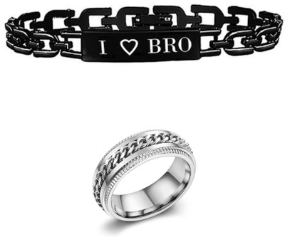 Bellina Alloy Black, Silver Jewellery Set(Pack of 1)