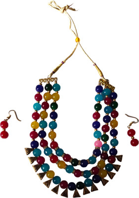 TEB Fabric Multicolor Jewellery Set(Pack of 1)