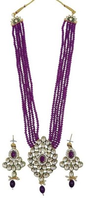 catalyst venture Alloy Copper Purple Jewellery Set(Pack of 1)