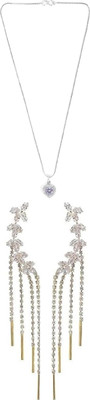 Aarav Creations Alloy Silver, Silver Jewellery Set(Pack of 1)